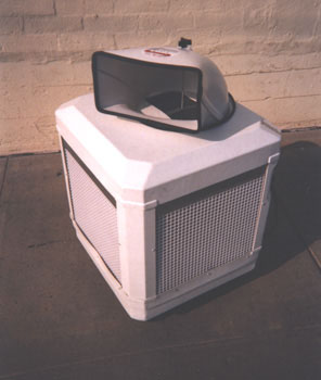 Great for moving chilled air produced by a water filtrated system. 